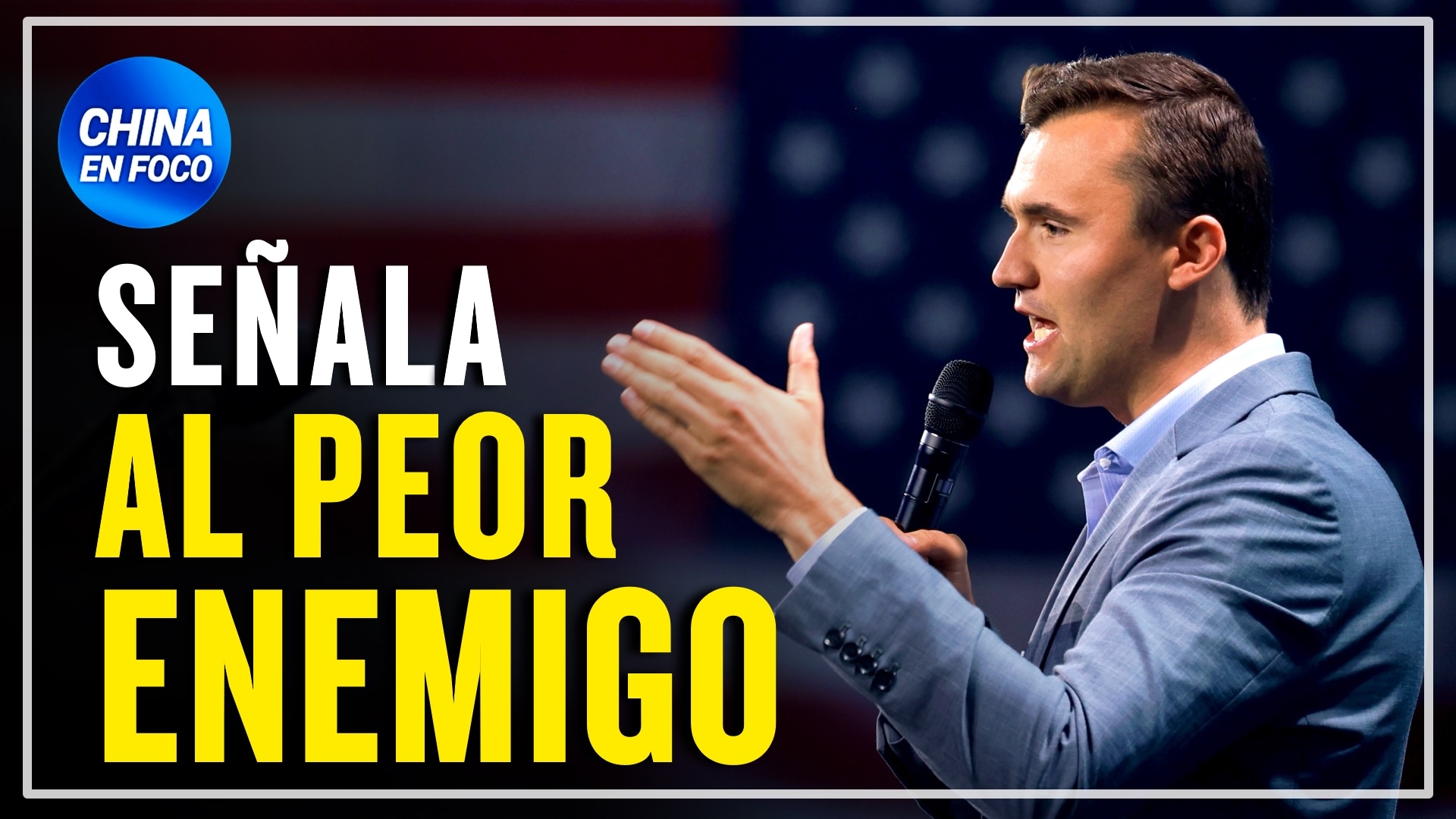 Imagen de Charlie Kirk señala al peor enemigo. ¿Profecías?
