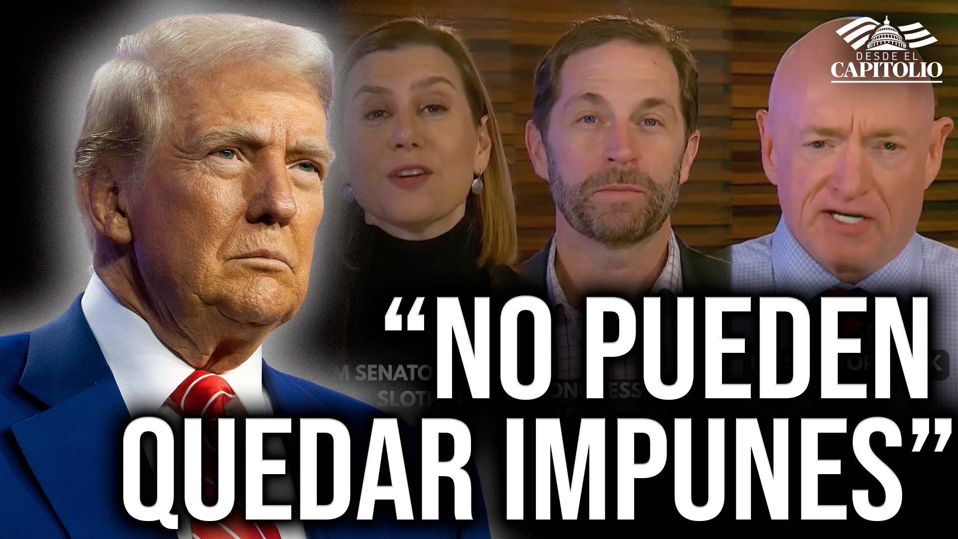 Imagen de Trump acusa de “comportamiento sedicioso” a grupo de demócratas y sugiere pena de muerte