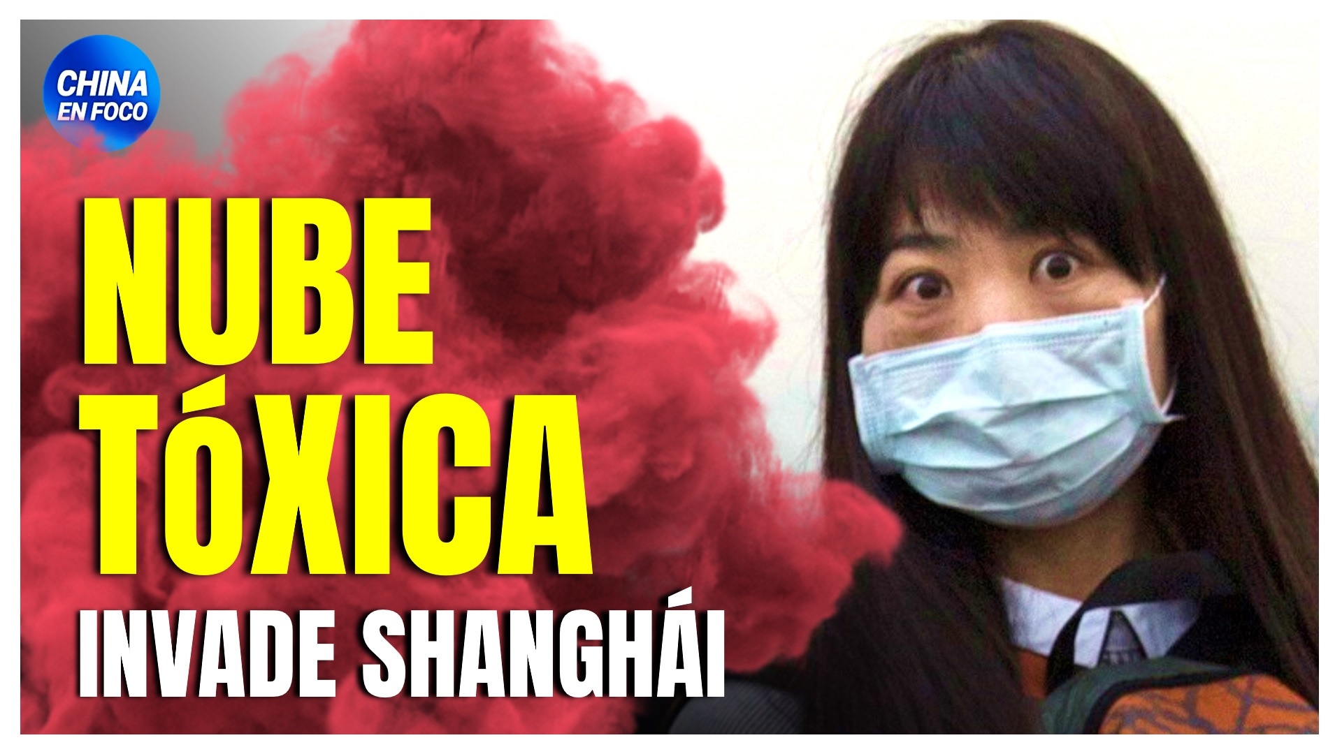 Imagen de Fuga química con Trump en China: Nube tóxica en Shanghái