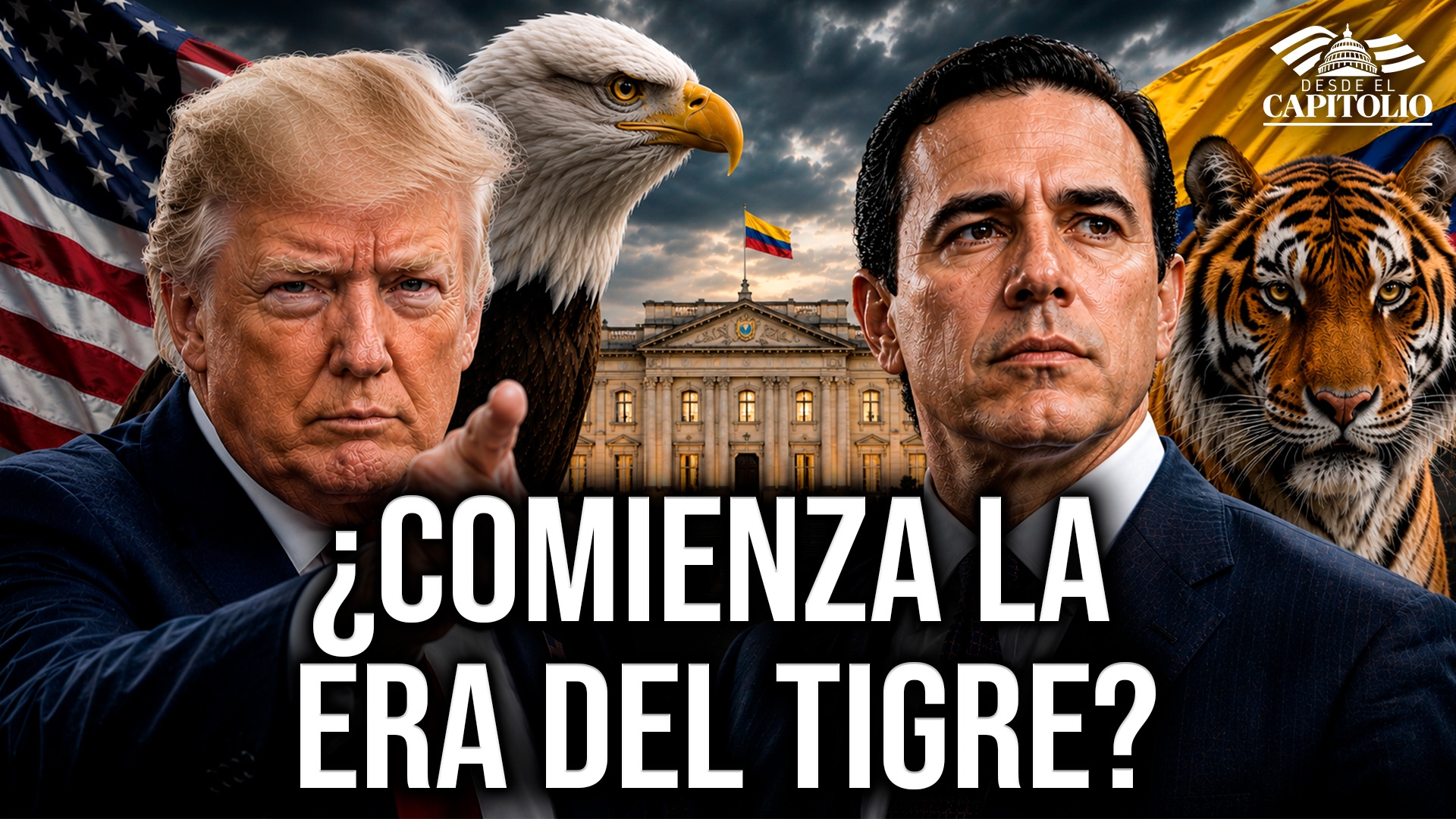 Imagen de Trump anuncia respaldo a candidato colombiano: “El Tigre no los defraudará”