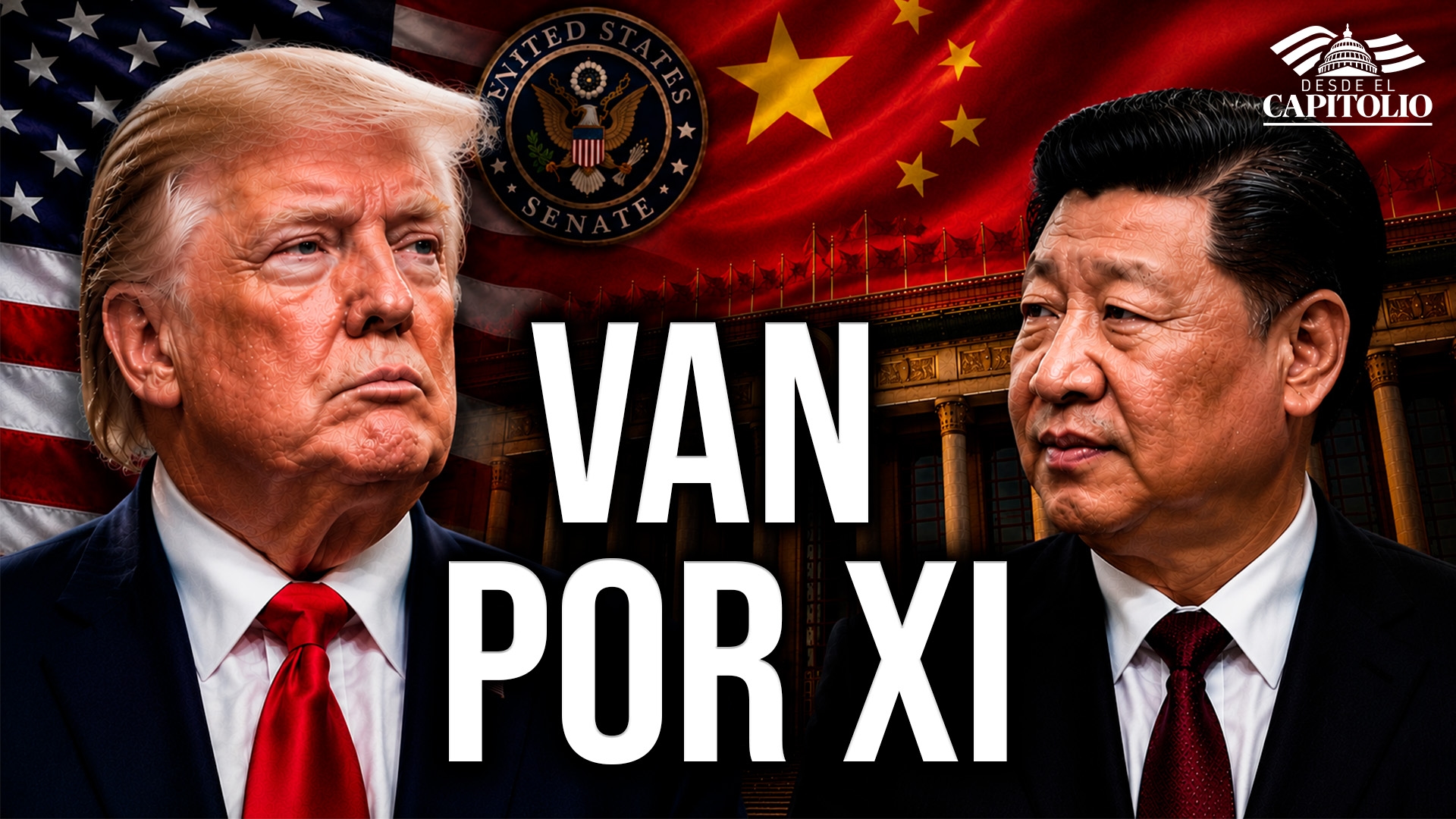 Imagen de Senado de EE.UU. condena a Xi Jinping y arrestan a vándalos que sabotearon el National Mall