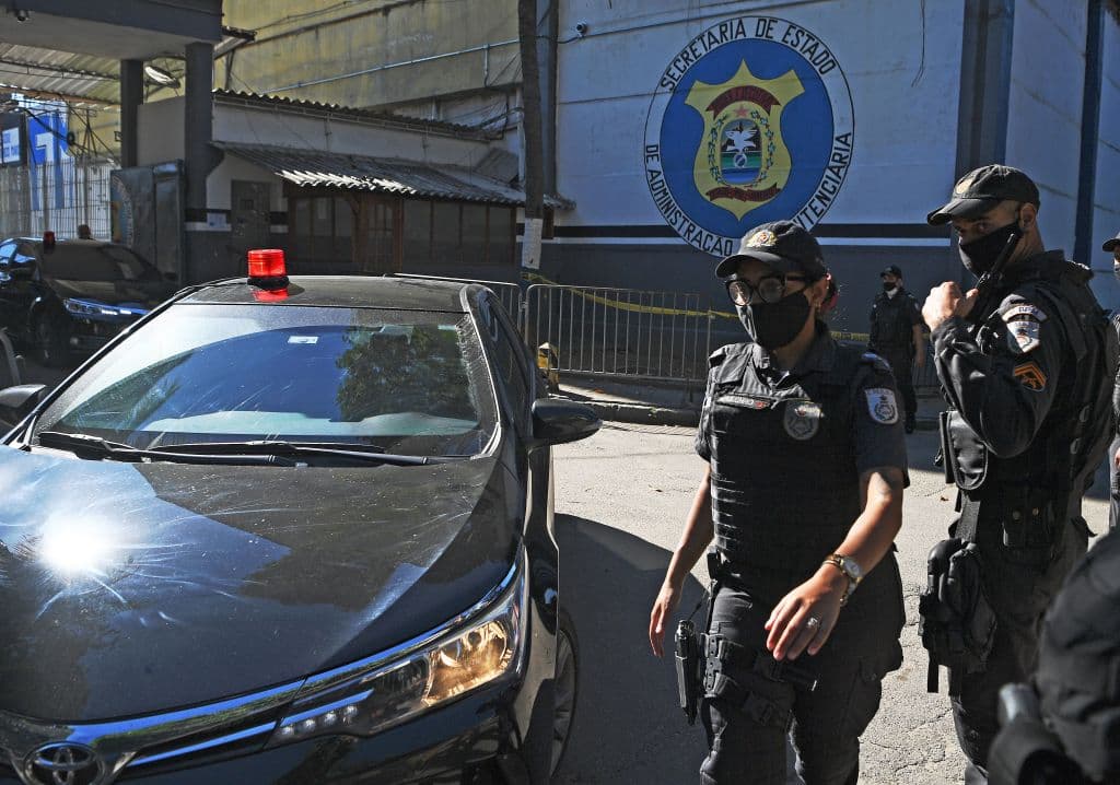 El coche policial en Río de Janeiro, Brasil, en una imagen de archivo. (Carl De Souza/AFP vía Getty Images)
