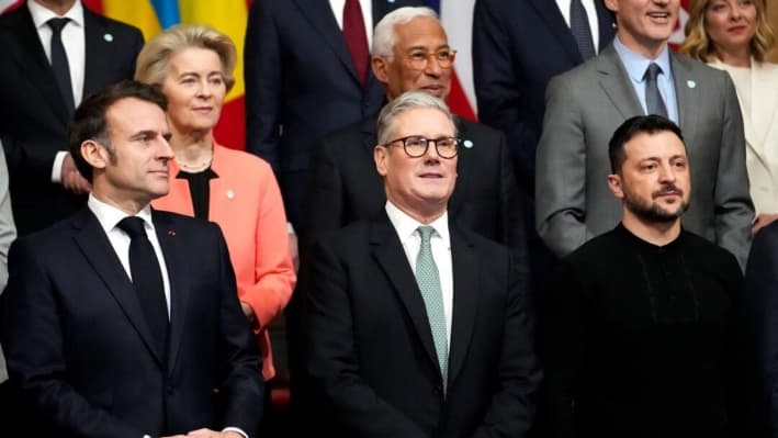 Reino Unido promete apoyo a defensa de Ucrania y líderes europeos buscan planes para acabar la guerra