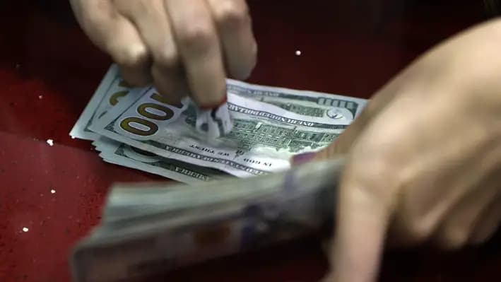 Fotografía de archivo que muestra a una mujer mientras cuenta billetes de dólar en una casa de cambio de divisas. EFE/ Mauricio Dueñas Castañeda
