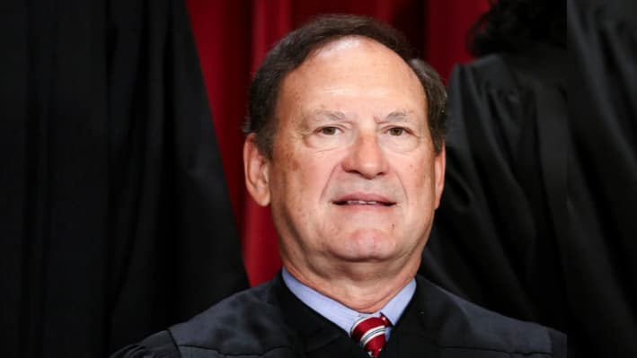 El juez asociado de la Corte Suprema de EE.UU. Samuel Alito en Washington el 7 de octubre de 2022. (Alex Wong/Getty Images)