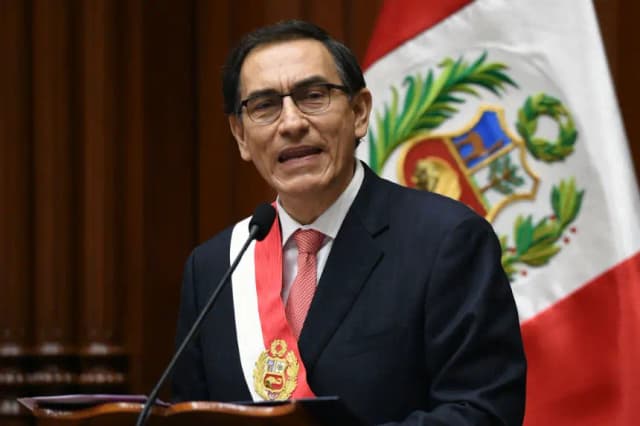 Congreso peruano aprueba una tercera inhabilitación contra el expresidente Vizcarra