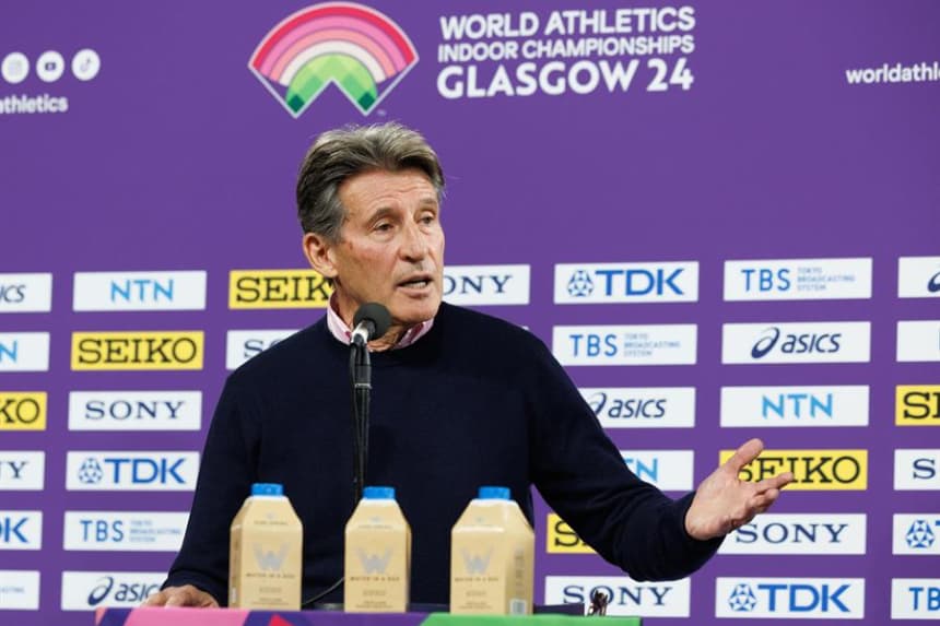 El presidente de World Athletics, el británico Sebastian Coe, en una foto de archivo. EFE/EPA/Robert Perry