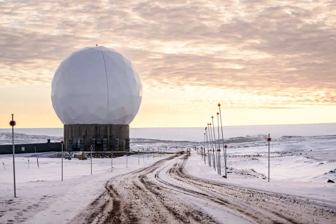 The Pituffik Space Base (formerly Thule Air Base) is pictured in northern Greenland, on Oct. 4, 2023. Thomas Traasdahl/Ritzau Scanpix/AFP/Getty Images
