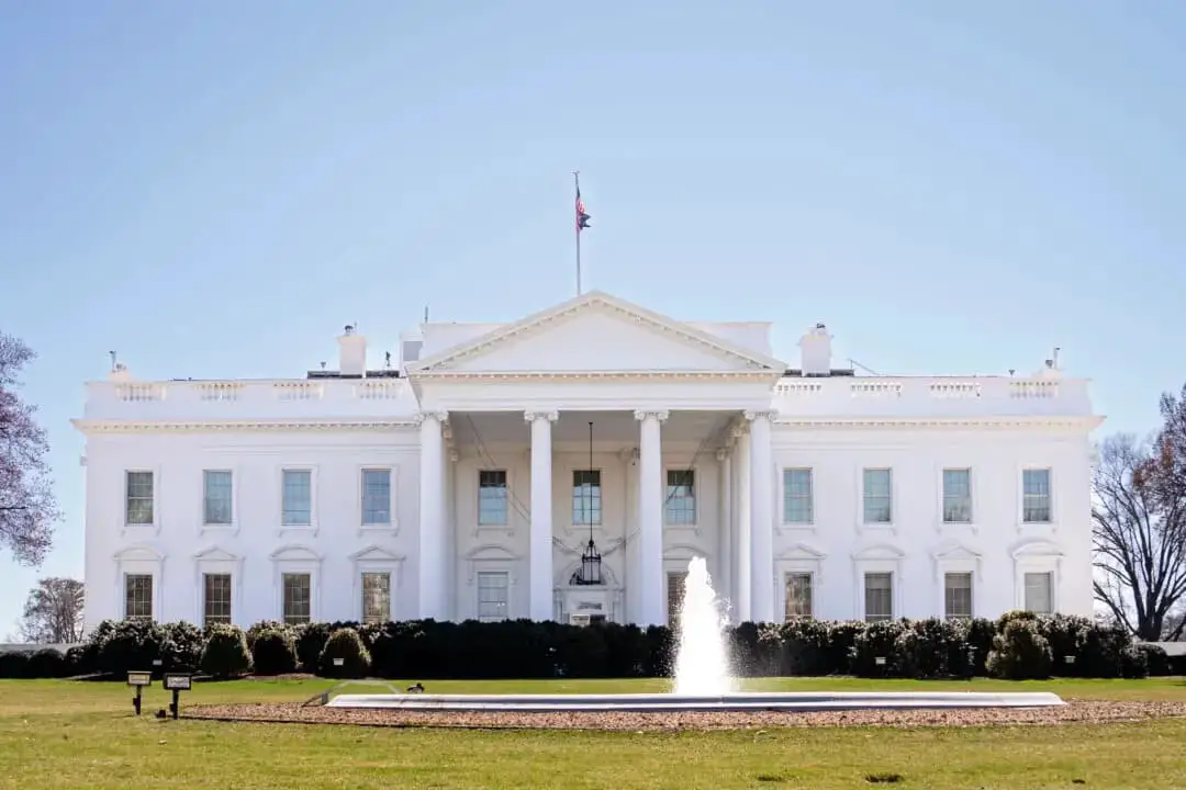 La Casa Blanca en Washington el 11 de marzo de 2025. (Madalina Vasiliu/The Epoch Times)
