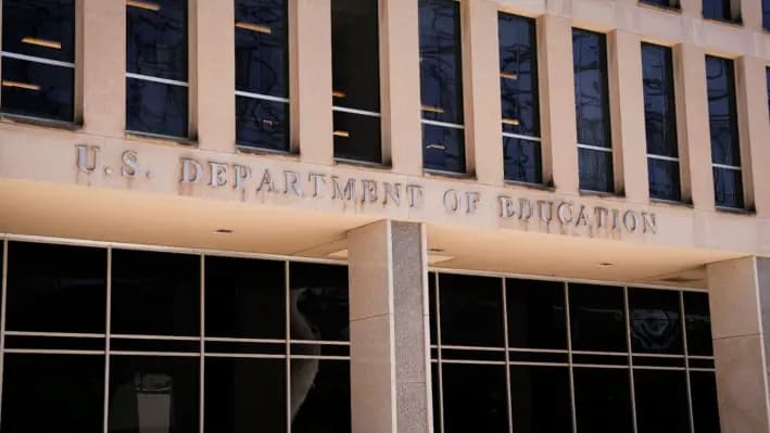 El edificio del Departamento de Educación en Washington, el 6 de julio de 2023.  (Madalina Vasiliu/The Epoch Times)