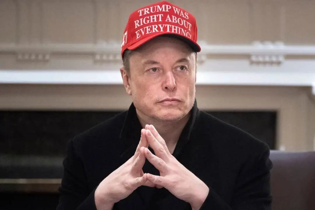 Elon Musk en una reunión del Gabinete en la Sala del Gabinete de la Casa Blanca, el 24 de marzo de 2025. (Brendan SmialowskiI/AFP vía Getty Images)