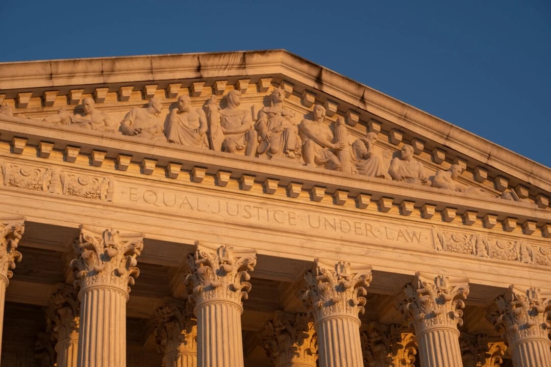 La Corte Suprema de EE. UU. en Washington el 10 de febrero de 2025. (Madalina Vasiliu/The Epoch Times)
