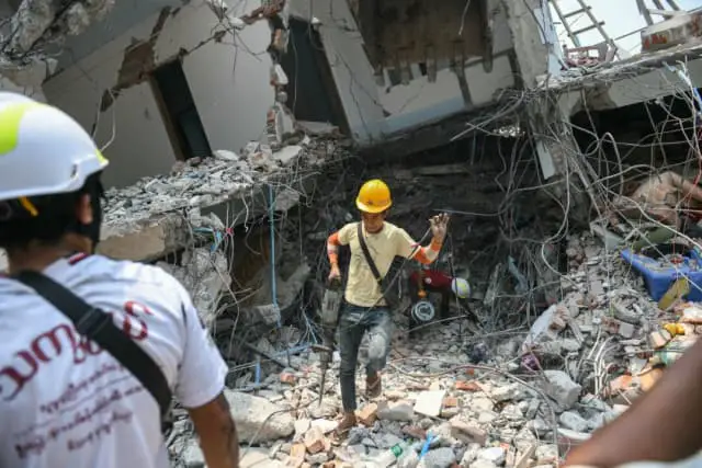 Terremoto en Birmania supera las 1600 muertes