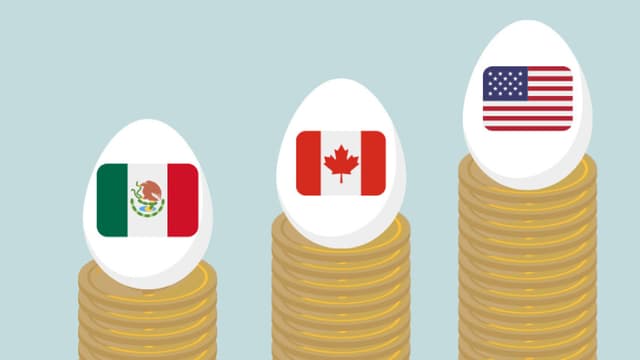 Por qué los huevos son más baratos en México y Canadá
