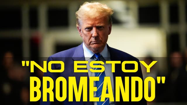 Trump dice no estar bromeando sobre postularse para un 3.º mandato presidencial