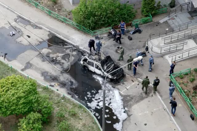Rusia detiene a sospechoso de asesinato con coche bomba de alto general y culpa a Ucrania