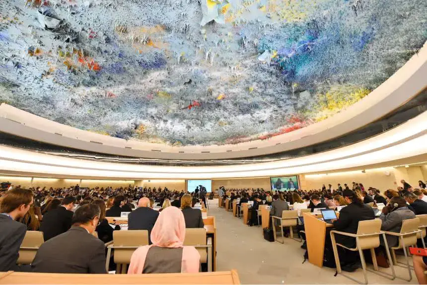 Inauguración de la 38.ª reunión del Consejo de Derechos Humanos de las Naciones Unidas en Ginebra, Suiza, el 18 de junio de 2018. (Alain Grosclaude/AFP/Getty Images).