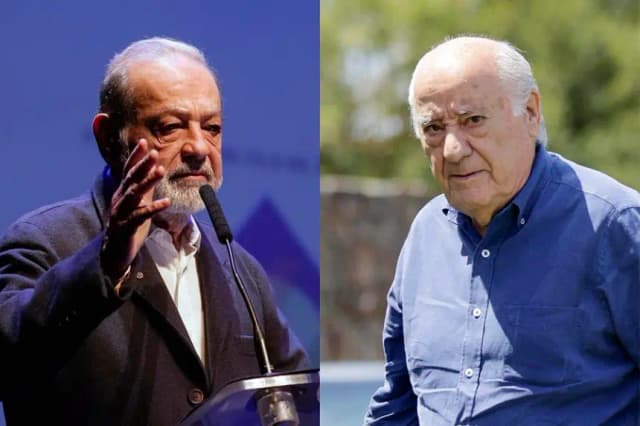 Amancio Ortega y Carlos Slim, entre los cien primeros de lista Forbes 2025