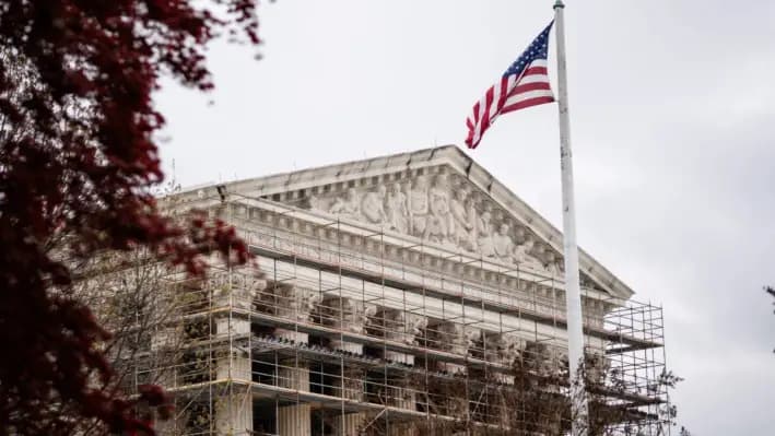 La Corte Suprema de Estados Unidos, en Washington, el 3 de abril de 2025. (Madalina Vasiliu/The Epoch Times)