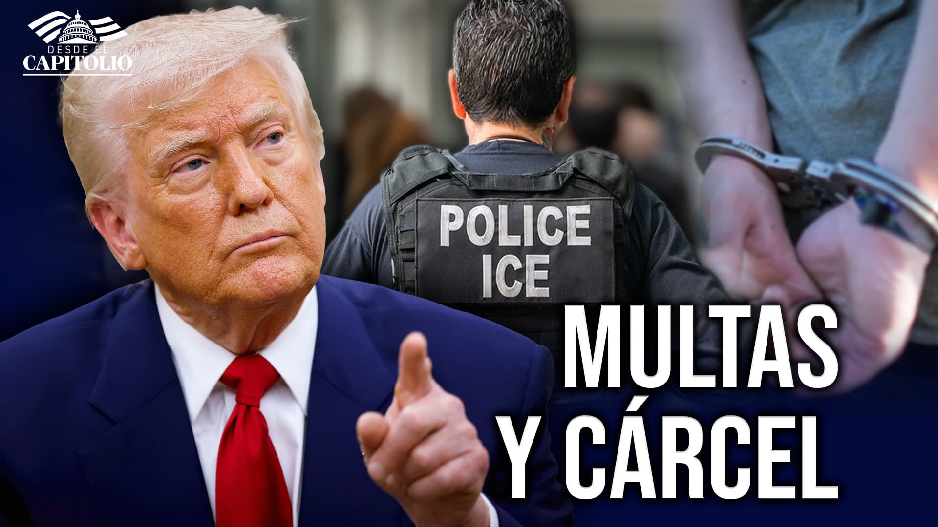 Trump lanza nueva advertencia: Autodeportación o enfrentar prisión