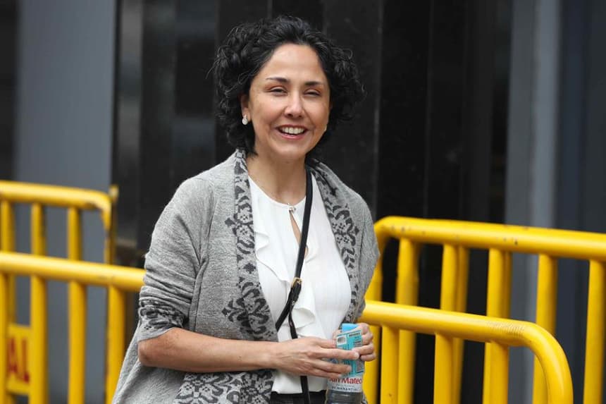 Fotografía de archivo del 6 de noviembre de 2024 de la ex primera dama de Perú Nadine Heredia en Lima (Perú). EFE/ Paolo Aguilar