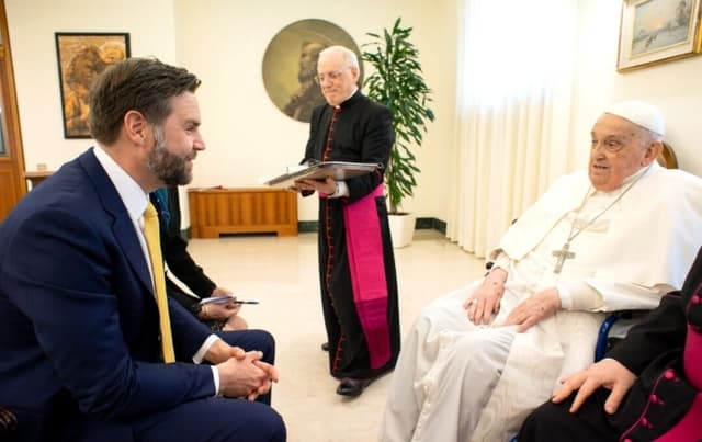 Vance se reúne con el papa Francisco el Domingo de Pascua