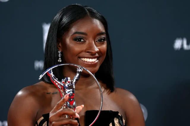 Simone Biles gana premio Laureus a la mejor deportista de 2024