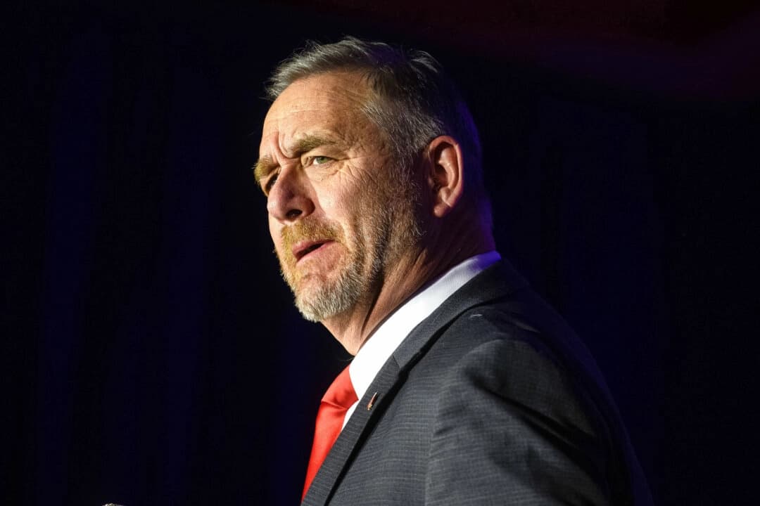 El fiscal general de Ohio, Dave Yost, en Columbus, Ohio, el 6 de noviembre de 2018. (Justin Merriman/Getty Images).