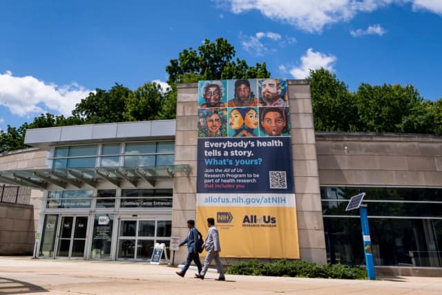 Los Institutos Nacionales de Salud (NIH) en Bethesda, Maryland, el 30 de mayo de 2024. (Madalina Vasiliu/The Epoch Times).