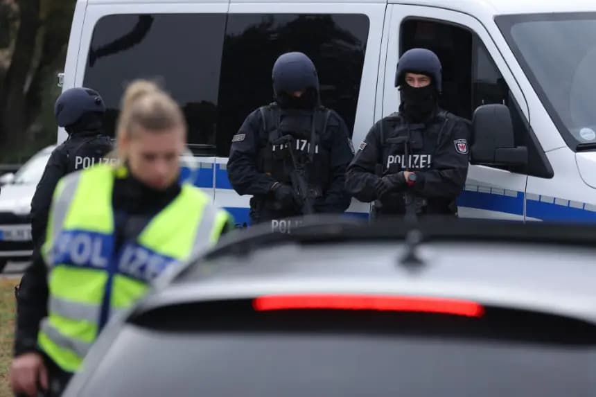 La policía alemana se ve en una imagen de archivo. (Sean Gallup/Getty Images)