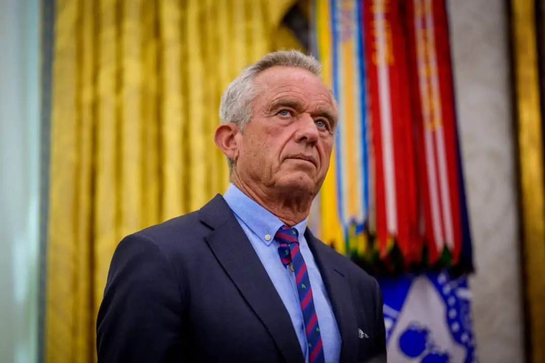 El secretario de Salud, Robert F. Kennedy Jr., en Washington, el 18 de abril de 2025. (Andrew Harnik/Getty Images)
