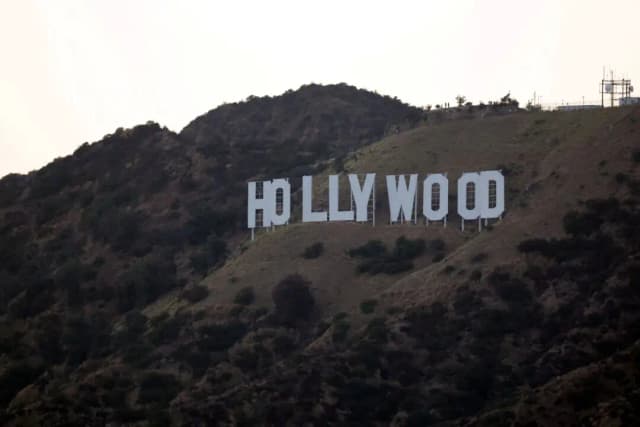 El letrero de Hollywood en Los Ángeles el 17 de septiembre de 2024. (Mario Anzuoni/Reuters)
