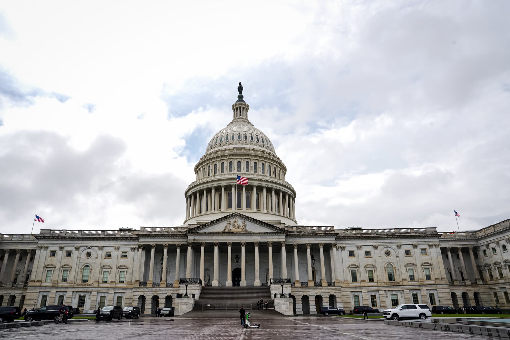 El Capitolio de los Estados Unidos el 5 de mayo de 2025. El 5 de mayo, la Cámara de Representantes aprobó por unanimidad la Ley de Protección de Falun Gong. (Madalina Vasiliu/The Epoch Times)