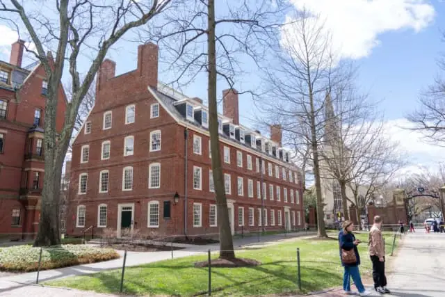 Universidad de Harvard en Cambridge, Massachusetts, el 16 de abril de 2025. (Learner Liu/The Epoch Times)
