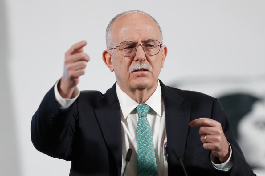 Imagen de archivo del secretario de Agricultura y Desarrollo Rural (Sader), (Julio Berdegué. EFE/ Isaac Esquivel)