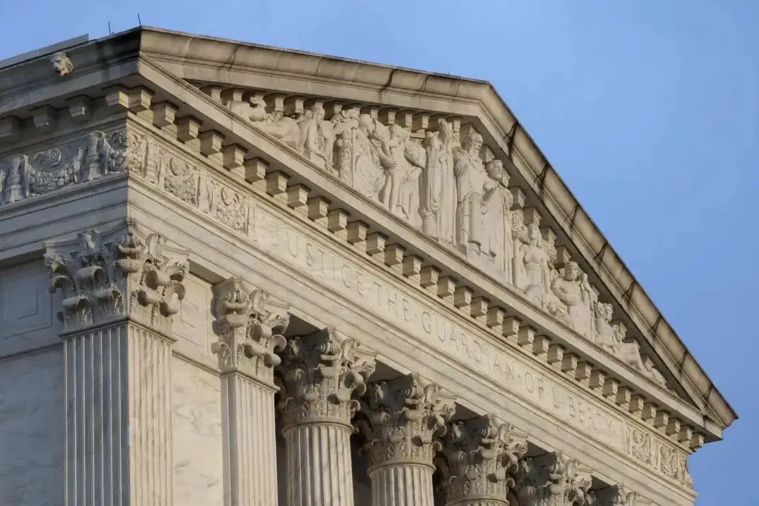 La Corte Suprema de EE. UU. en Washington, el 17 de marzo de 2025. (Win McNamee/Getty Images)