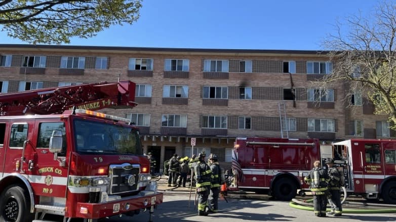 Incendio en un edificio deja 4 muertos y 4 heridos graves en el Día de la Madre en Milwaukee
