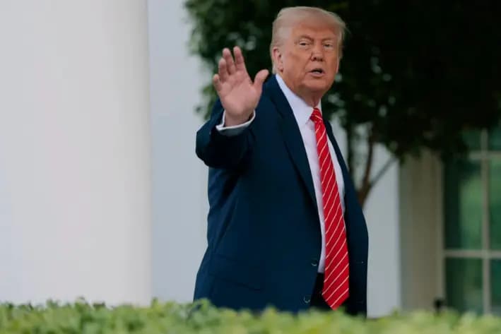 El presidente Donald Trump en Washington, el 8 de mayo de 2025. (Anna Moneymaker/Getty Images)