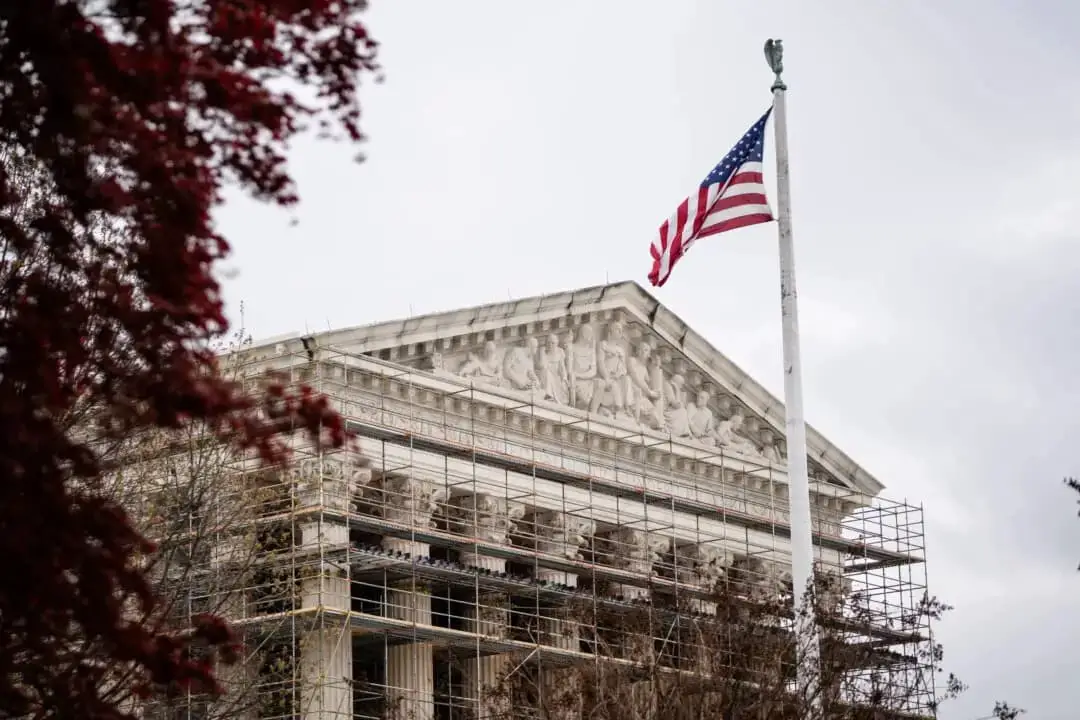 La Corte Suprema de Estados Unidos en Washington, el 3 de abril de 2025. (Madalina Vasiliu/The Epoch Times)
