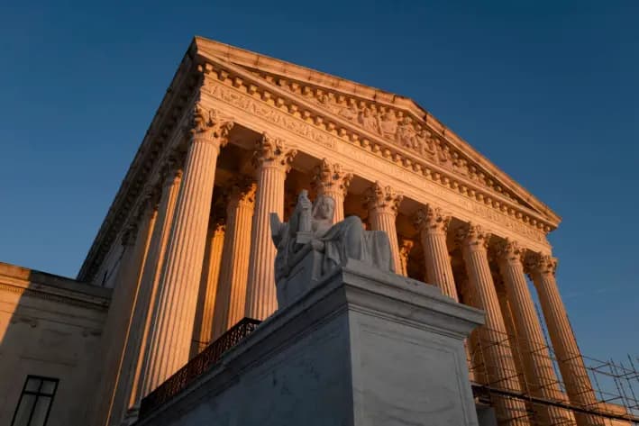 La Corte Suprema de Estados Unidos, en Washington, el 10 de febrero de 2025. (Madalina Vasiliu/The Epoch Times)