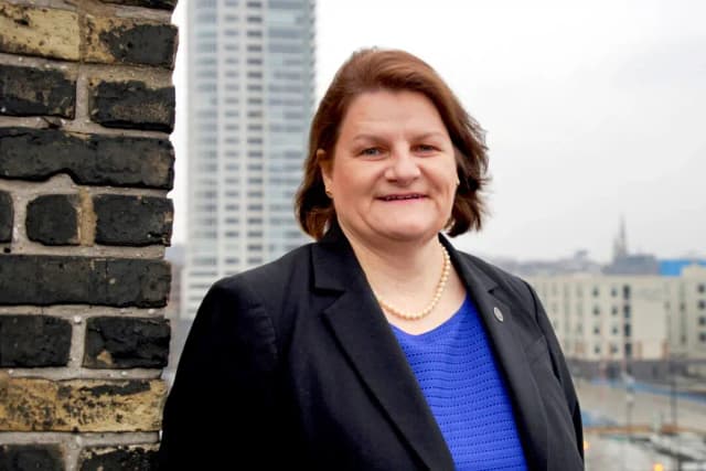 Judge Hannah Dugan in Milwaukee, Wis., in 2016. (Lee Matz/Milwaukee Independent via AP)
