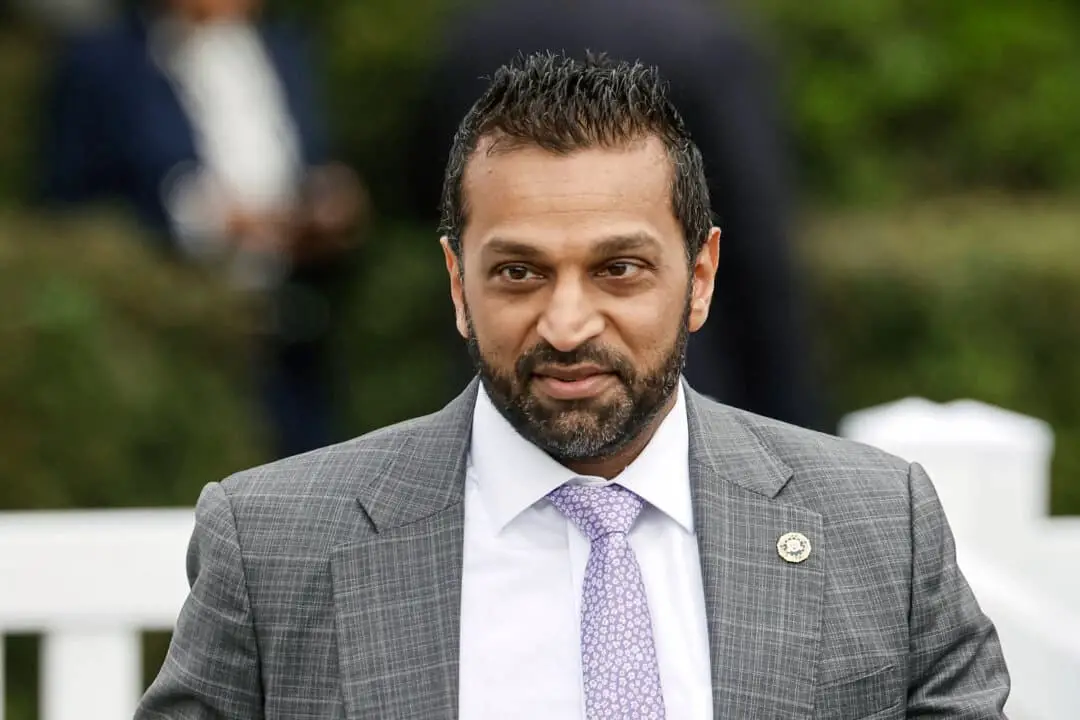 El director del FBI, Kash Patel, asiste a un acto en la Casa Blanca en Washington D. C., el 21 de abril de 2025. (Chip Somodevilla/Getty Images)