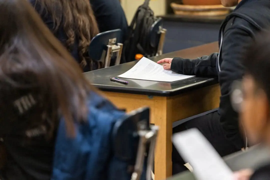 Una escuela del Distrito Escolar Unificado de Los Ángeles, en Los Ángeles, el 8 de enero de 2024. (John Fredricks/The Epoch Times)