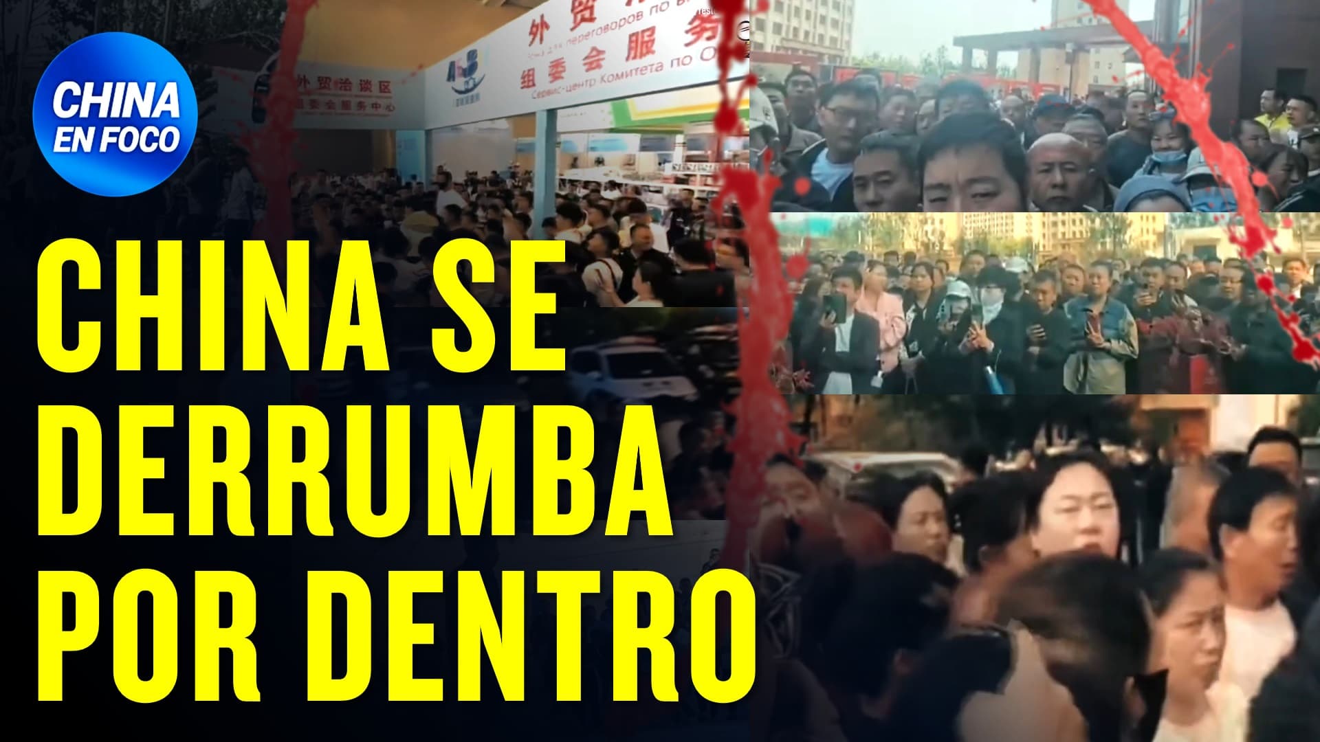 China se derrumba: Ira reprimida estalla y ciudadanos toman calles y edificios