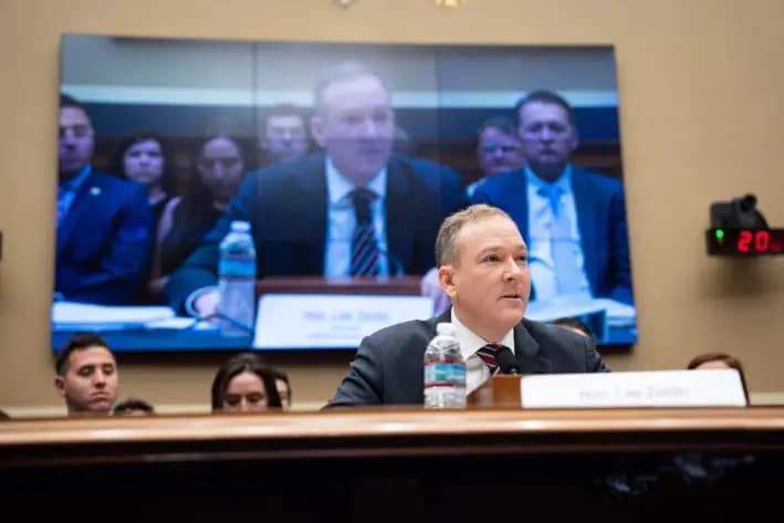 El administrador de la Agencia de Protección Ambiental, Lee Zeldin, testifica ante un subcomité de la Cámara de Representantes, el 20 de mayo de 2025. (Madalina Vasiliu/The Epoch Times)