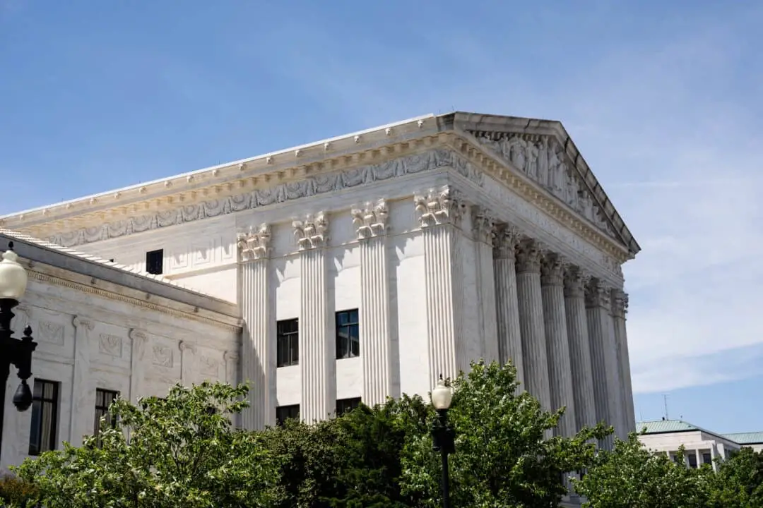 La Corte Suprema de EE. UU. en Washington, el 19 de mayo de 2025. (Madalina Vasiliu/The Epoch Times)

