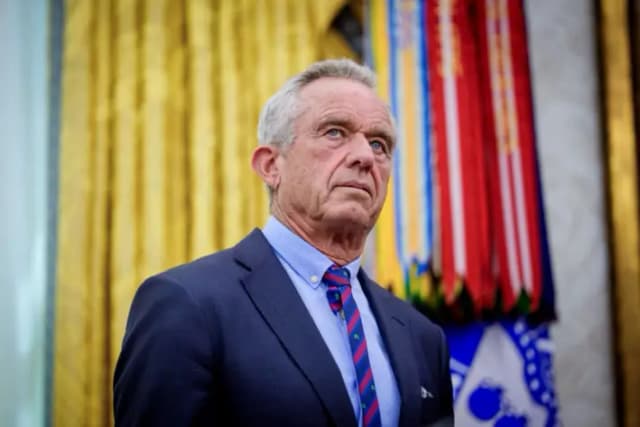 El secretario de Salud, Robert F. Kennedy Jr., en Washington, el 18 de abril de 2025. (Andrew Harnik/Getty Images)