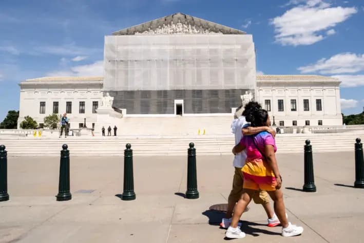 La Corte Suprema de Estados Unidos, en Washington, el 19 de mayo de 2025. (Madalina Vasiliu/The Epoch Times)