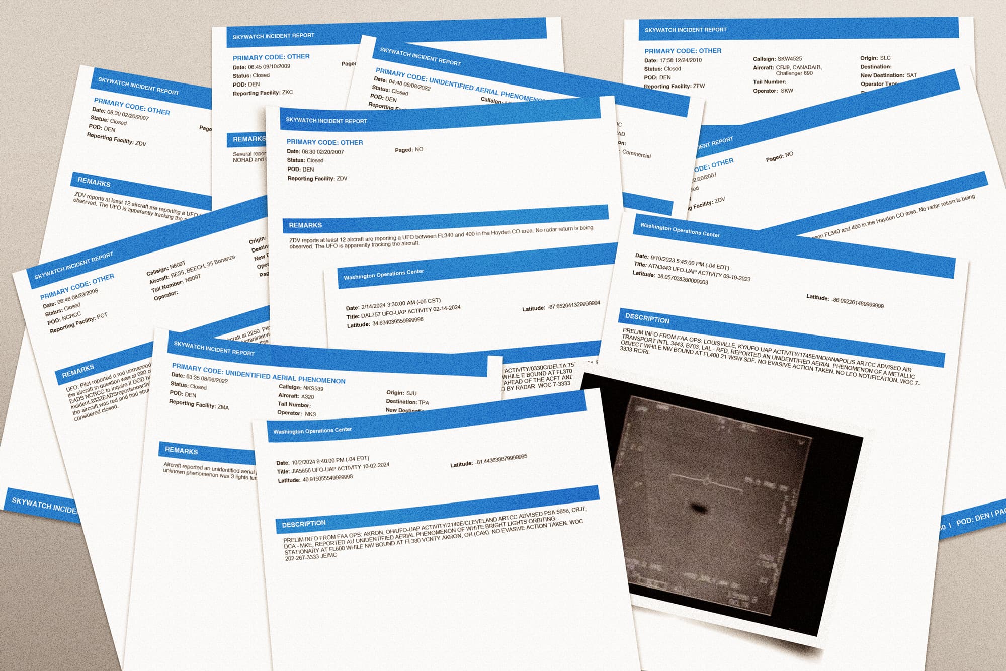 Lo que revelan los nuevos informes sobre ovnis publicados por pilotos civiles