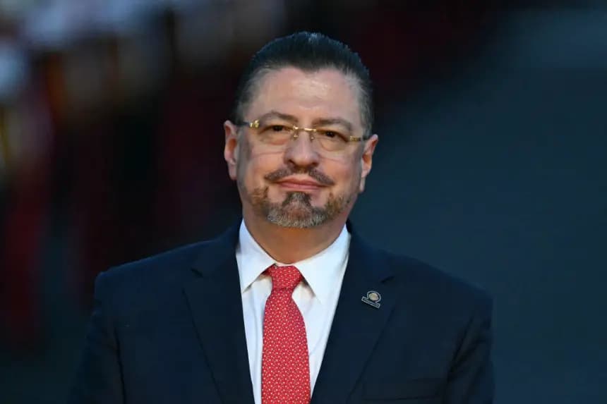 El presidente de Costa Rica, Rodrigo Chaves, en una imagen de archivo. (Marvin Recinos/AFP vía Getty Images)